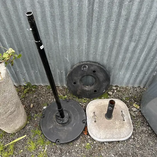 2 x umbrella stands