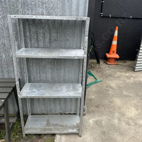 Metal shelf