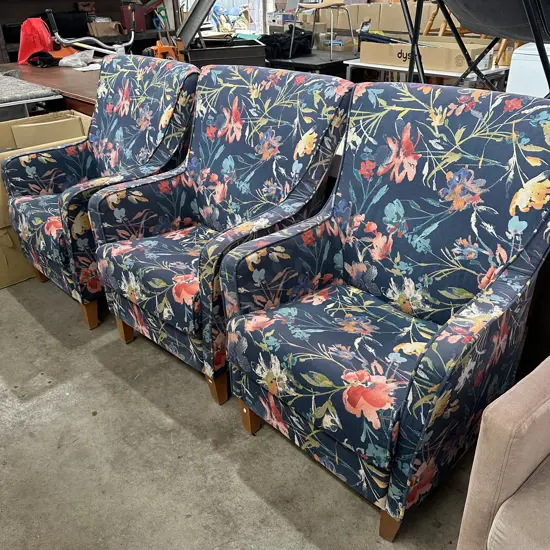 3 x Lounge chairs