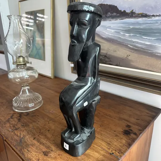 Hand carved wooden figure 46cm