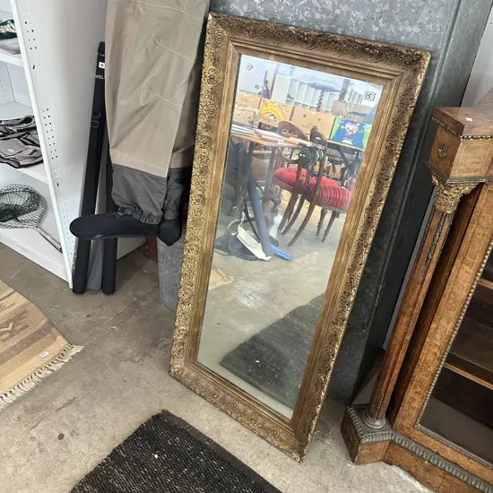 early framed mirror