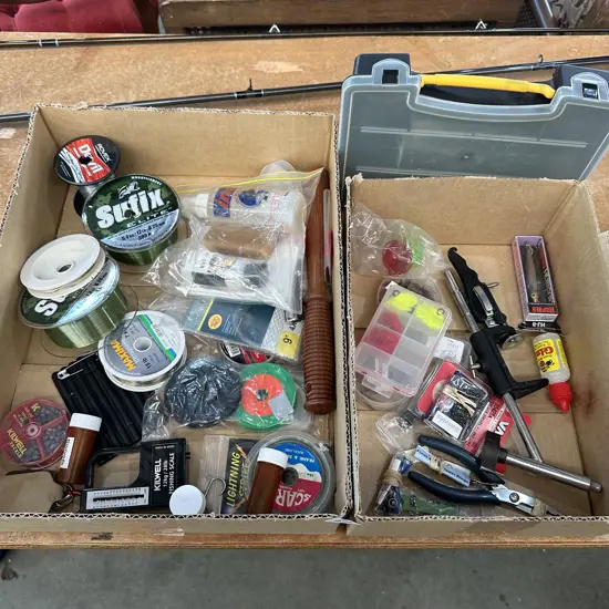 Assorted fishing gear