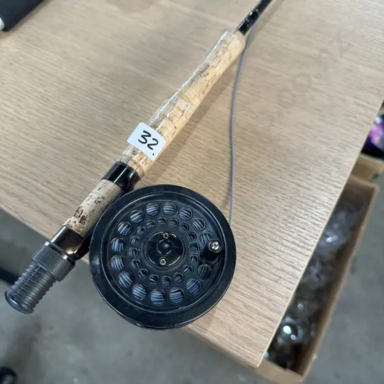 Silstar 2pc fly rod with Jarvis reel