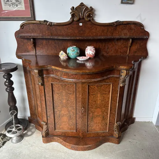 Burr Walnut veneer chiffonnier