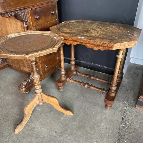 Reproduction wine & side tables