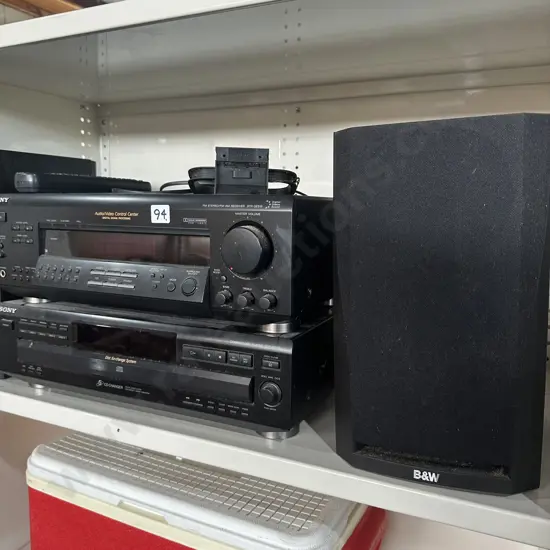 Sony AMP and CD plus B&W speakers