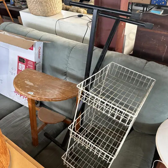 Side table, rack and stand