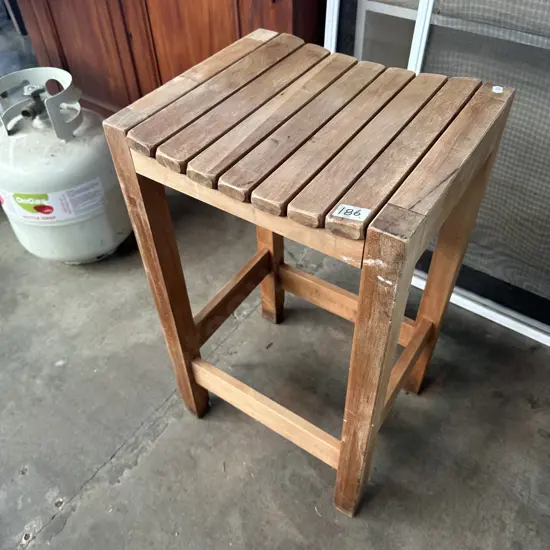Wooden bar stool