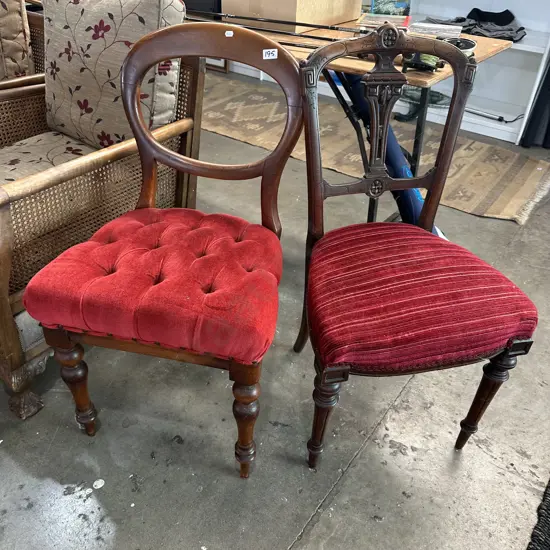 2 antique chairs