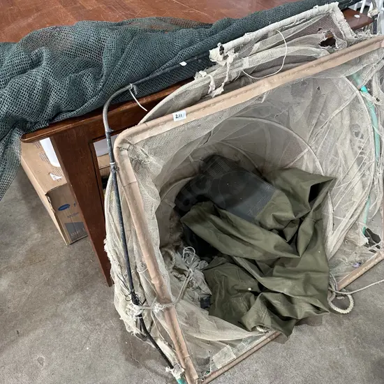 Whitebait net plus waders