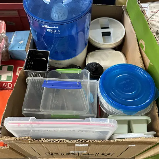 Water filter, tupperware etc