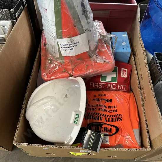 Saftey gear, cone etc