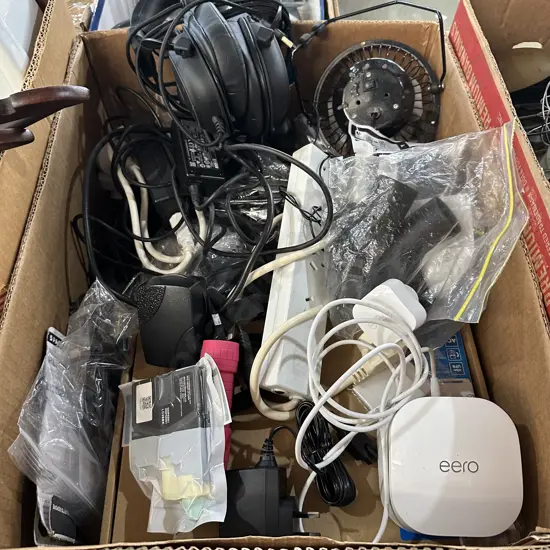 Headphones, electricals etc