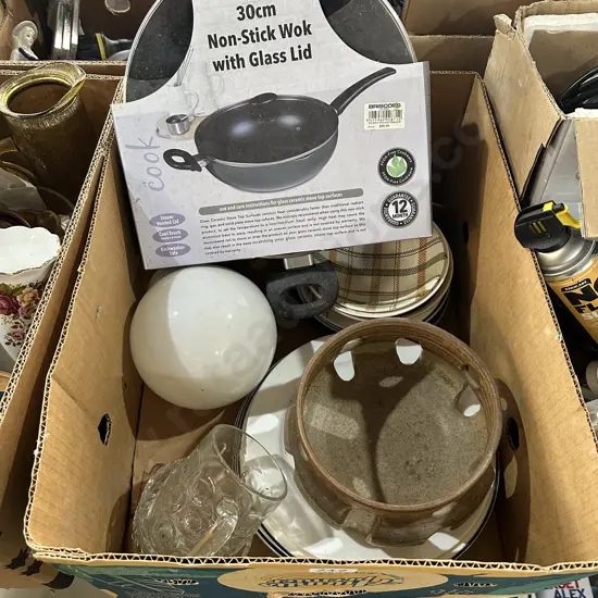 New Wok, pottery etc