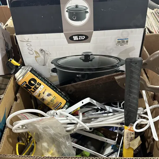 As new slow cooker, tools etc