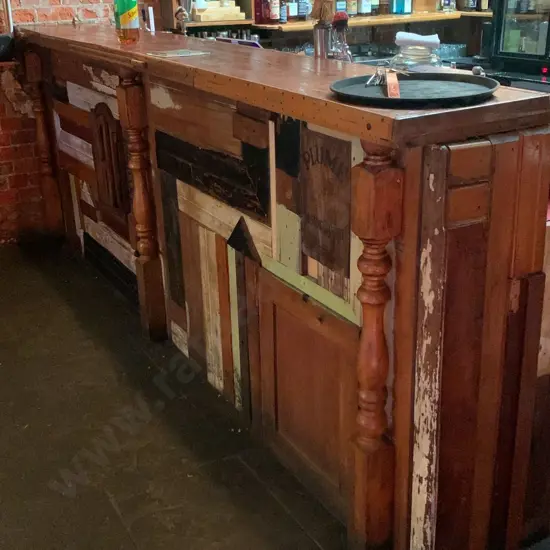 Bespoke wooden bar ex Common Room