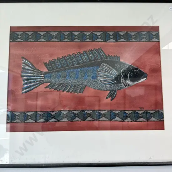 Fish painting by Francie Grayson