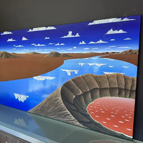 CRATER OF LIFE 2140x1220 in the East African Rift Valley where mankind started. Gallery price approx 25k