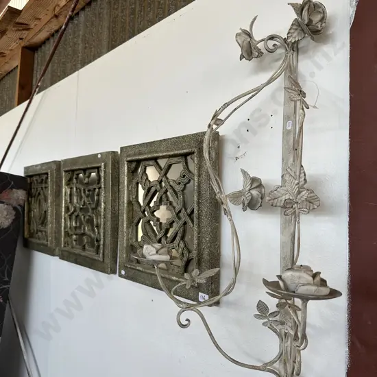 Decorative wall hangings and candle hanger