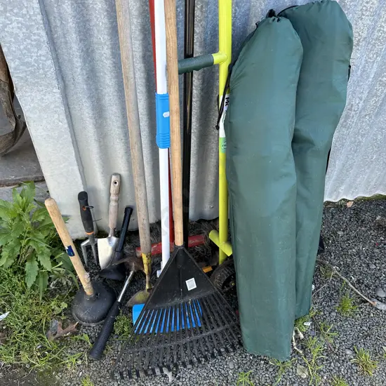 Garden tools etc
