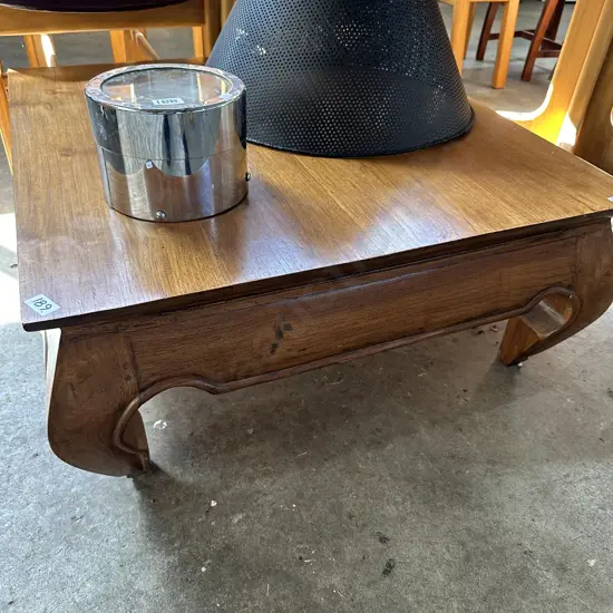 Teak coffee table