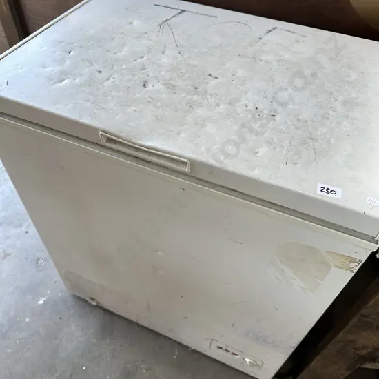 Small chest freezer- rough but works