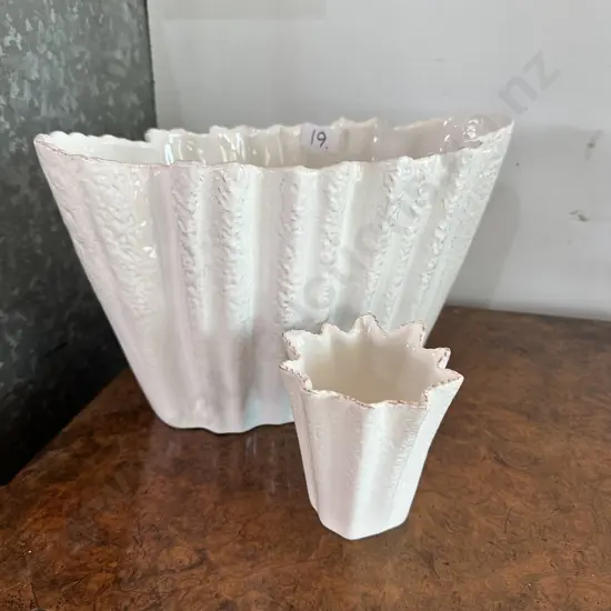 2 vases by French Country