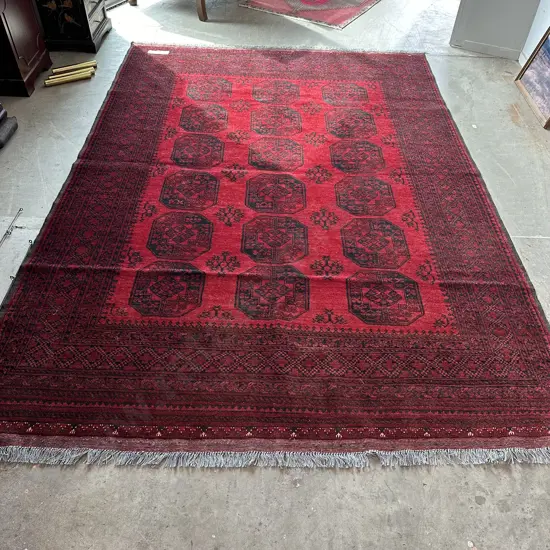Elephant foot Persian rug- new