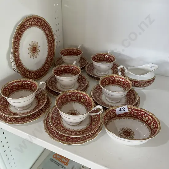 Royal Albert 6 place tea service