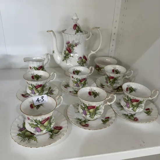 Royal Albert 6 place coffee service
