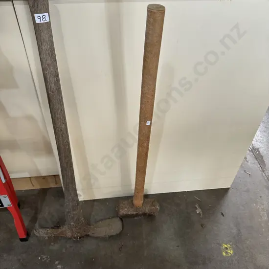 Sledge hammer and pick
