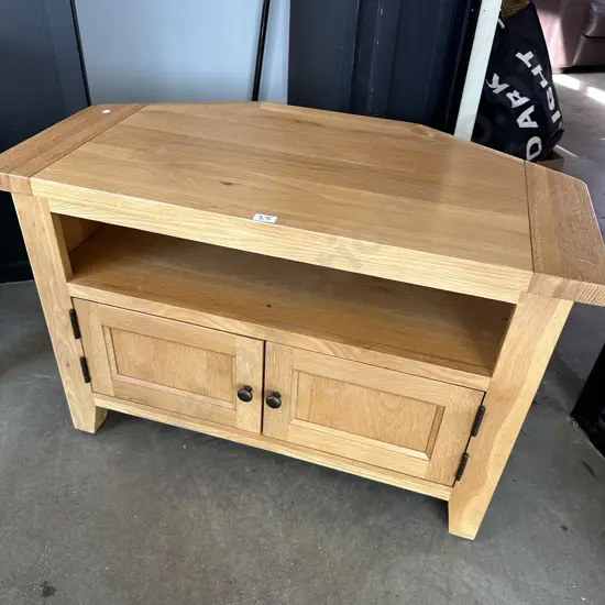 Solid Oak  TV console
