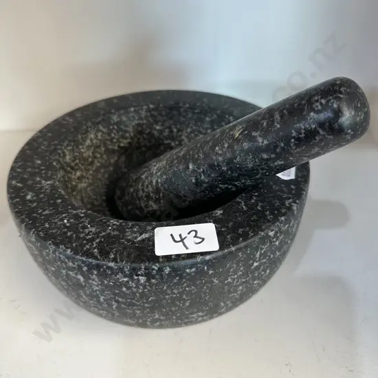 20cm marble pestle morter