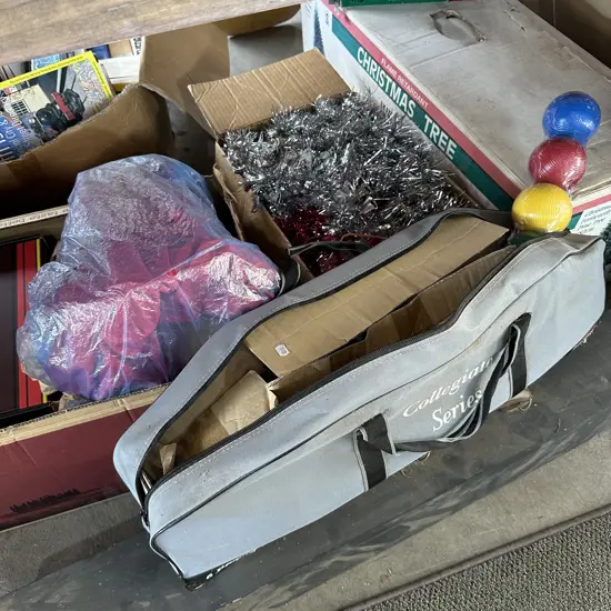 New Croquet set plus xmas decorations