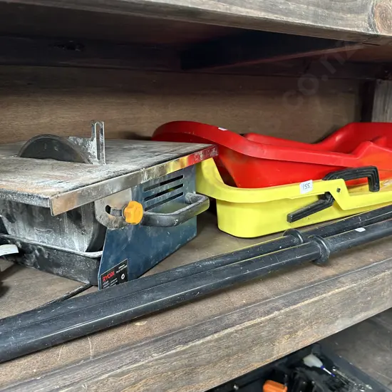 Sleds and tile cutter - WITHDRAWN