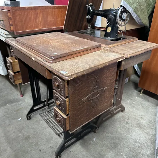 2 x singer treadle sewers