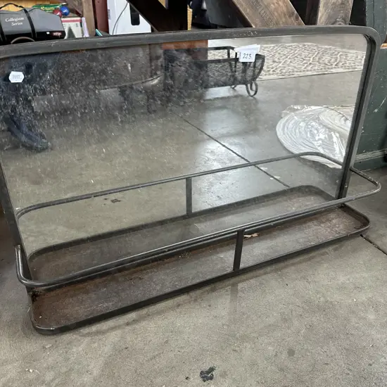 Mirror shelf, light shades etc