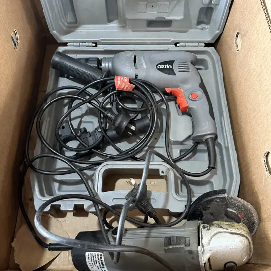 2 tools and large tarp