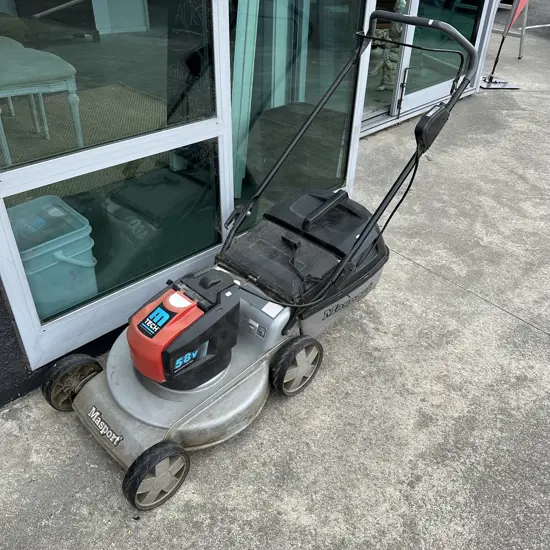 Elec mower - working but battery getting low