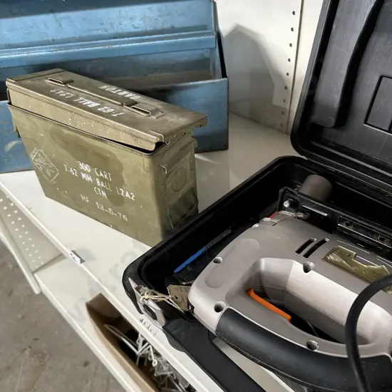 Jigsaw and tool boxes