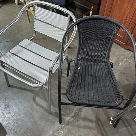 2 outdoor chairs
