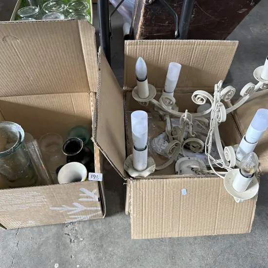 Light fittings and vases