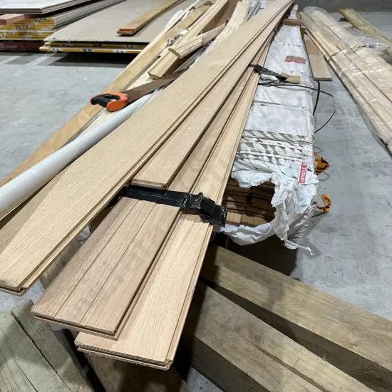 Solid Oak T&G flooring approx 32 lenghts of 5m x 15cm wide x 15mm thick