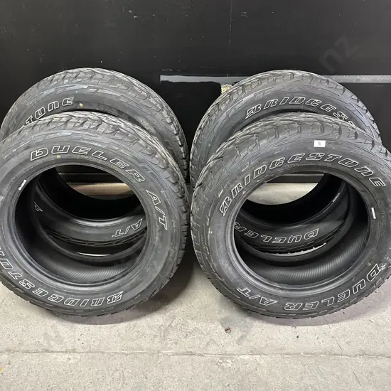 Set of Bridgestone AT tyres