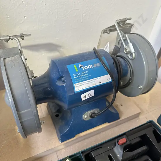Toolline bench grinder