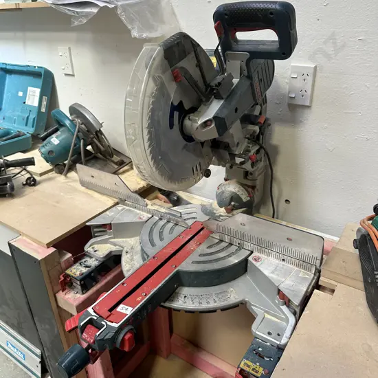 Drop saw (and wooden bench if you want to dismantle)