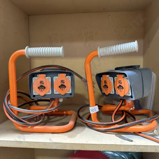 Pr of four socket plugs