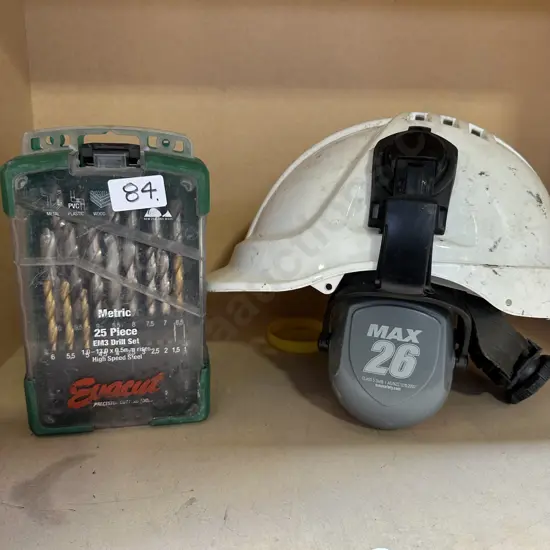 Drill bits and safty helmet