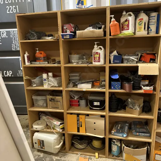 18 Cubby holes hardware