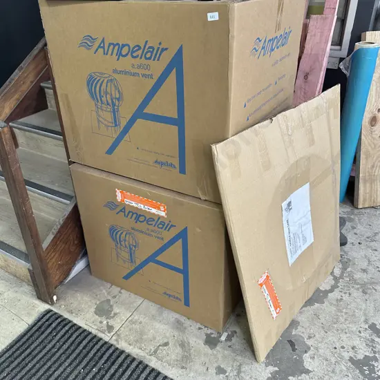 2 x  new Ampelair units plus flashing